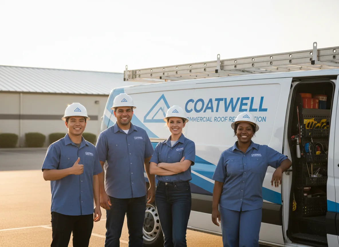 Commercial roof coating company in Santa Rosa, TX